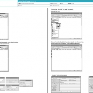 Client-side application wireframe (AOL Explorer)