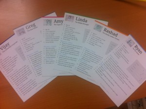 Persona cards - back